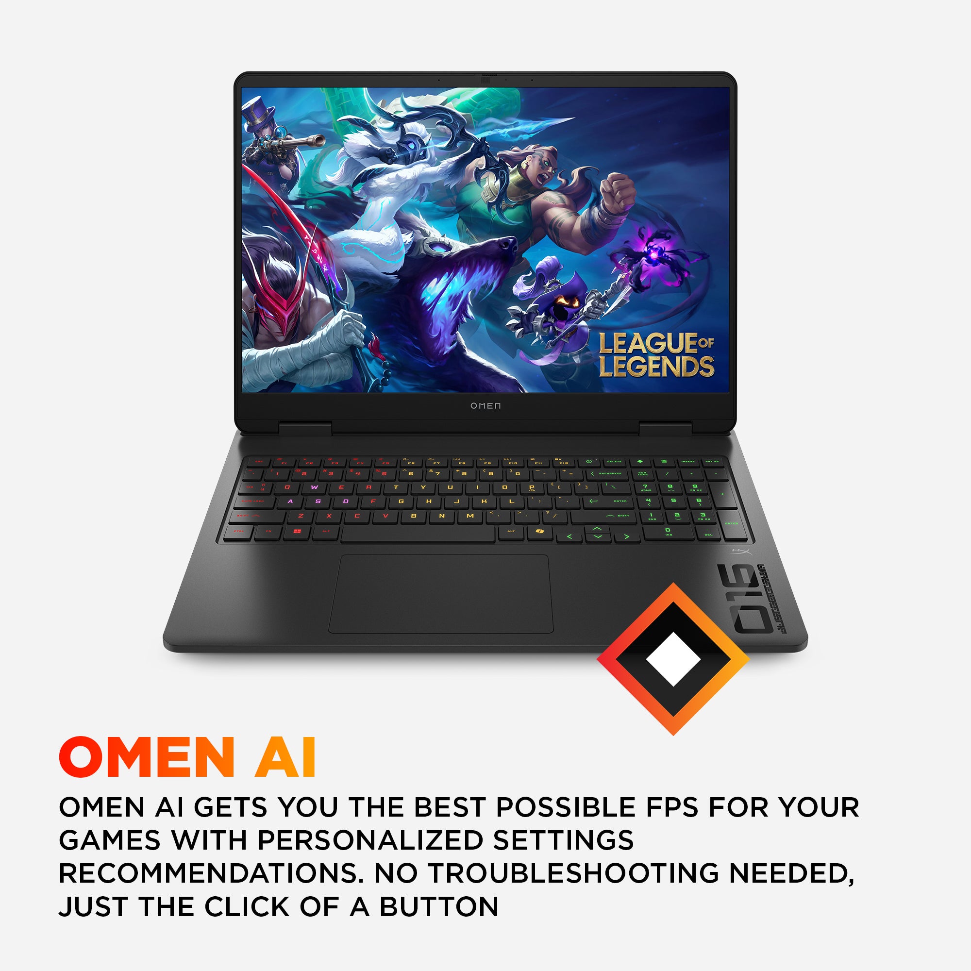 OMEN Gaming Laptop 16-ap0047nr 16. Windows 11 Home.  AMD Ryzen™ AI 7. 16GB RAM. 1TB SSD. NVIDIA® GeForce RTX™ 5060. 2K. Shadow black - Image 2