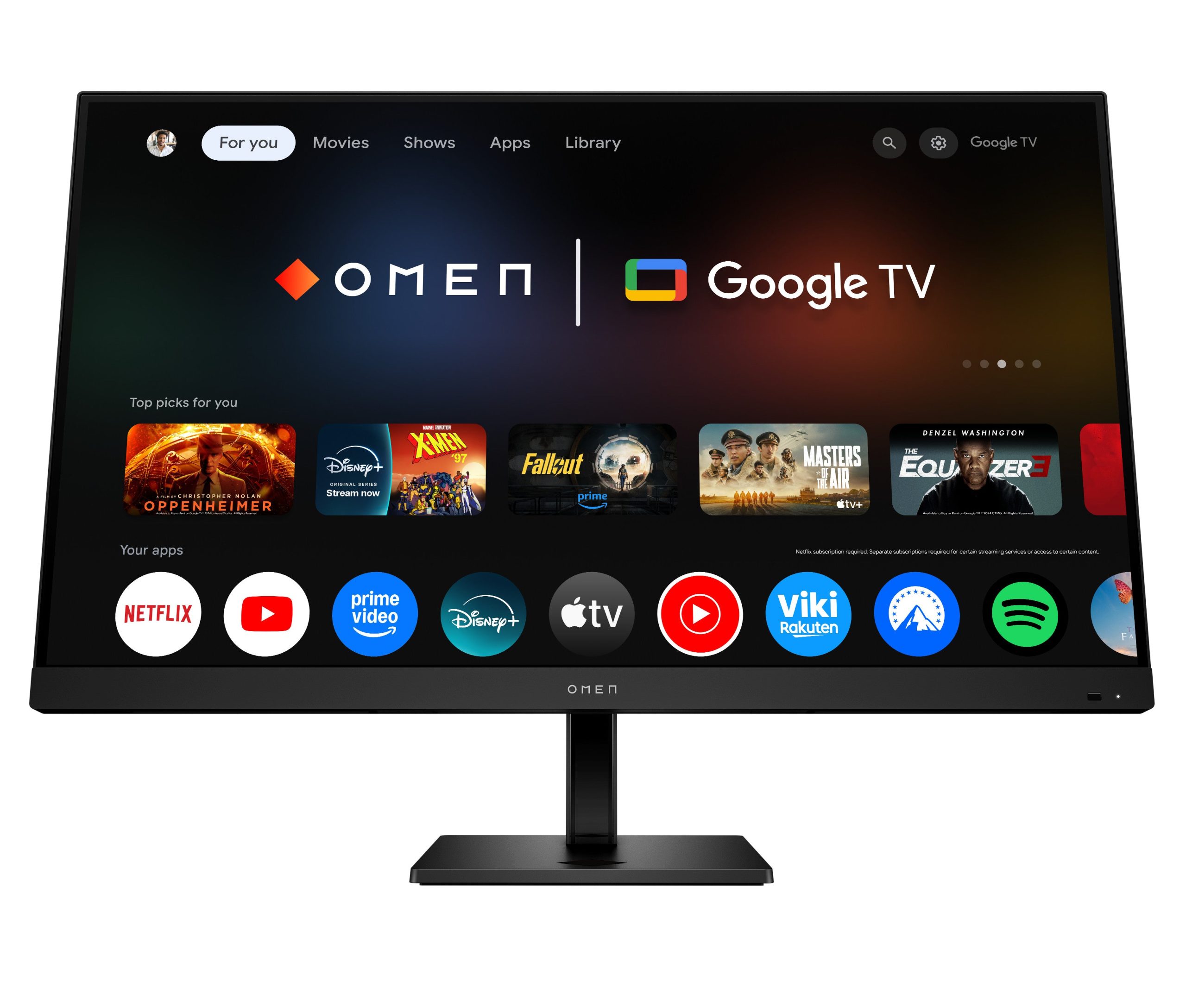 OMEN by HP 31.5 inch UHD 144Hz Smart Gaming Monitor  - OMEN 32x