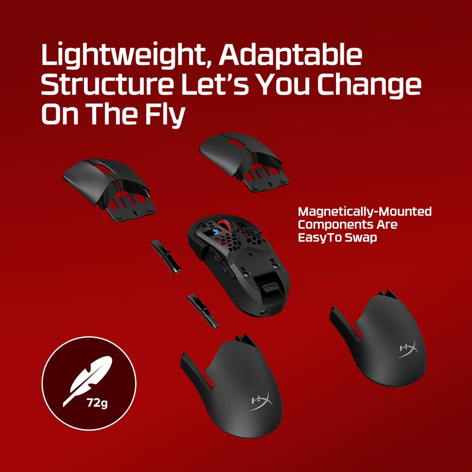 HyperX Pulsefire Saga Pro – Wireless Gaming Mouse - Image 2