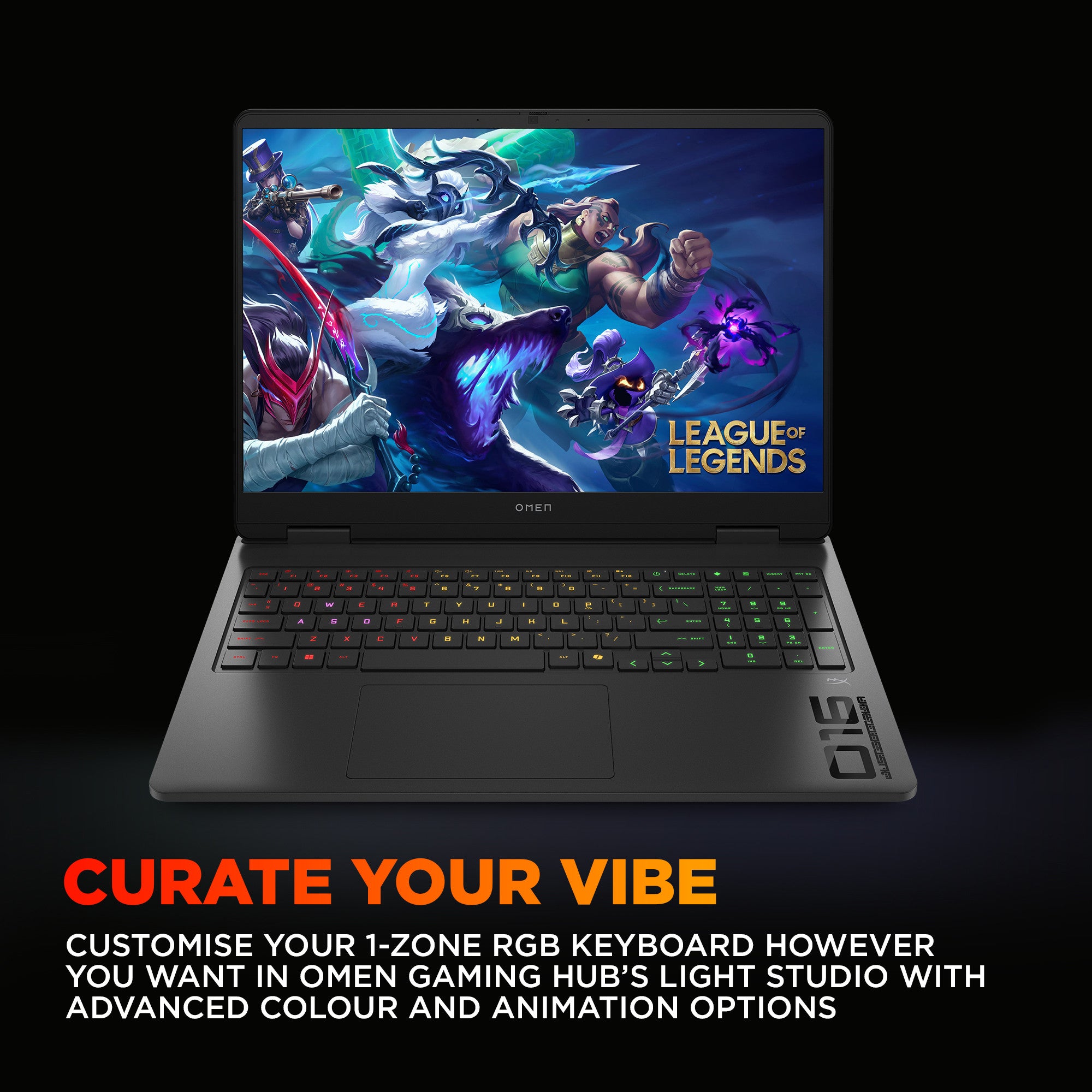 OMEN Gaming Laptop 16-ap0097nr 16. Windows 11 Home.  AMD Ryzen™ AI 9. 32GB RAM. 1TB SSD. NVIDIA® GeForce RTX™ 5070. WQXGA. Shadow black - Image 6