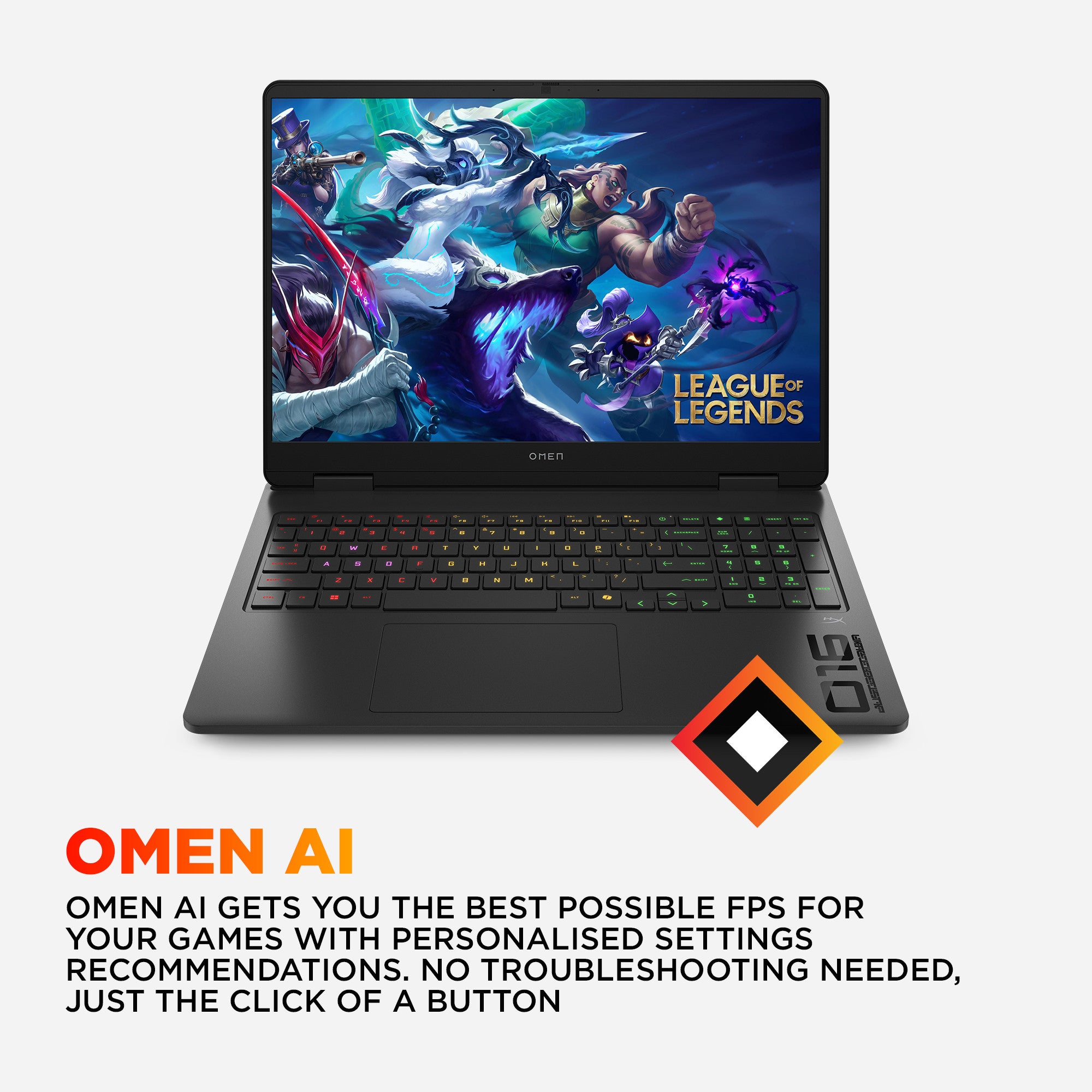 OMEN Gaming Laptop 16-ap0097nr 16. Windows 11 Home.  AMD Ryzen™ AI 9. 32GB RAM. 1TB SSD. NVIDIA® GeForce RTX™ 5070. WQXGA. Shadow black - Image 7