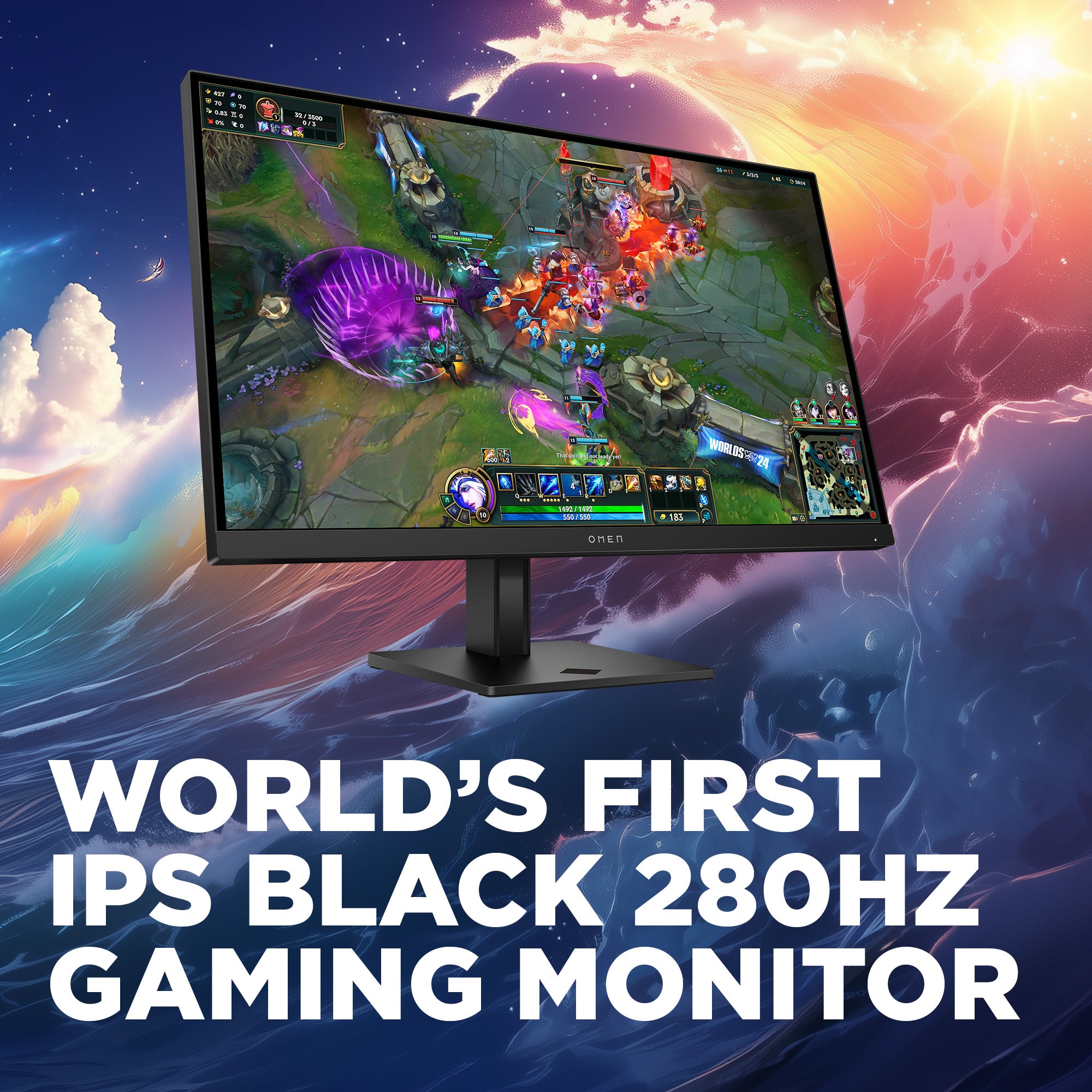 OMEN 27 inch QHD 280Hz Gaming Monitor - OMEN 27qs G2 - Image 2